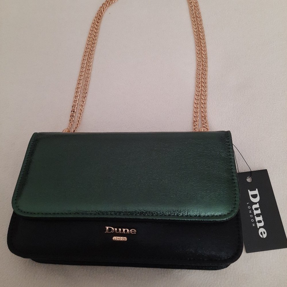 Dune small purse gold chain strap